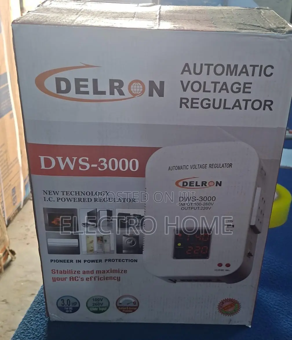 Reliable Delron Wall Mounted 3000VA Automatic Voltage Regulator