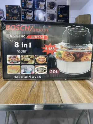 Bosch 20L 8-in-1 Halogen Oven for Roast, Bake, Steam