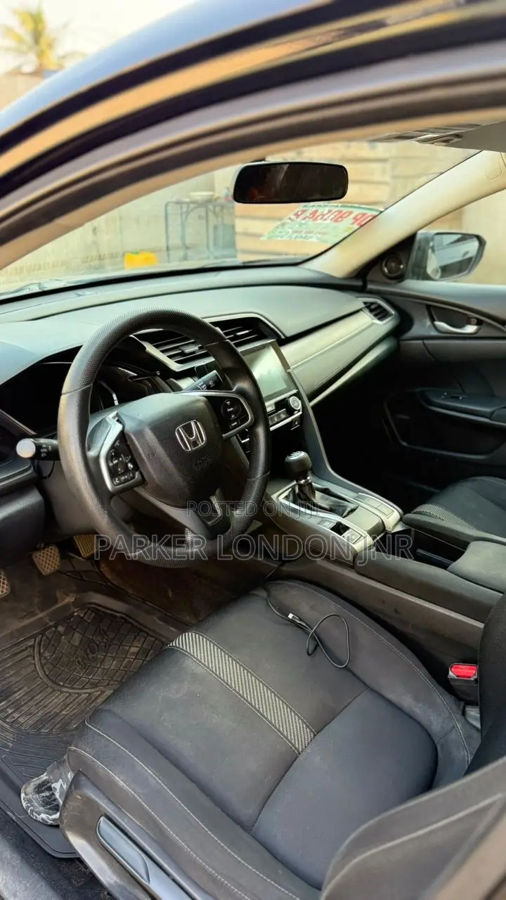 Honda Civic LX Sedan 2018 Black