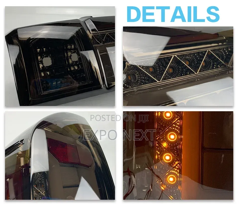 Toyota Tacoma 2016-2020 Led Tail Lights Red Rear DRL Bulb