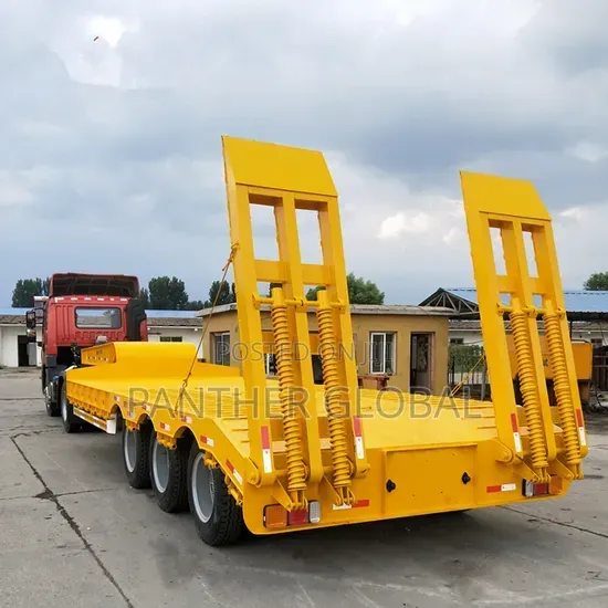 Brand New 3 Axle Low Bed Semi Trailer