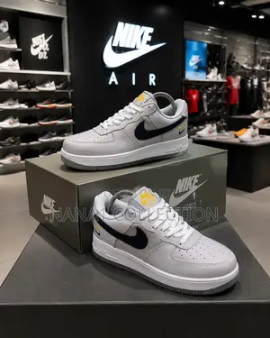 Nike Air Force Low “Wolf Grey Black University Gold”
