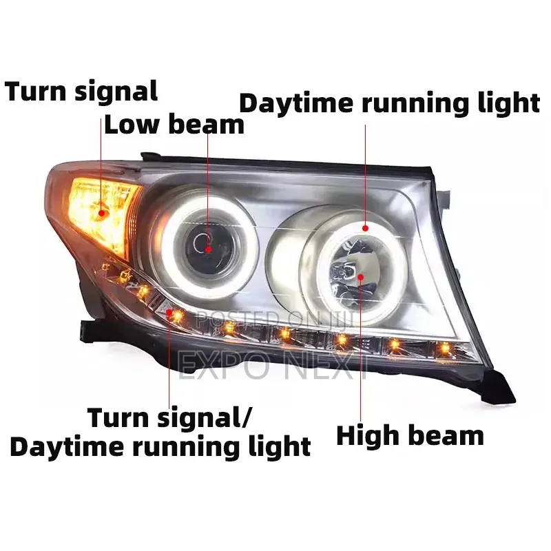 Toyota Land Cruiser 200 2007-2015 Led Headlight Upgrade