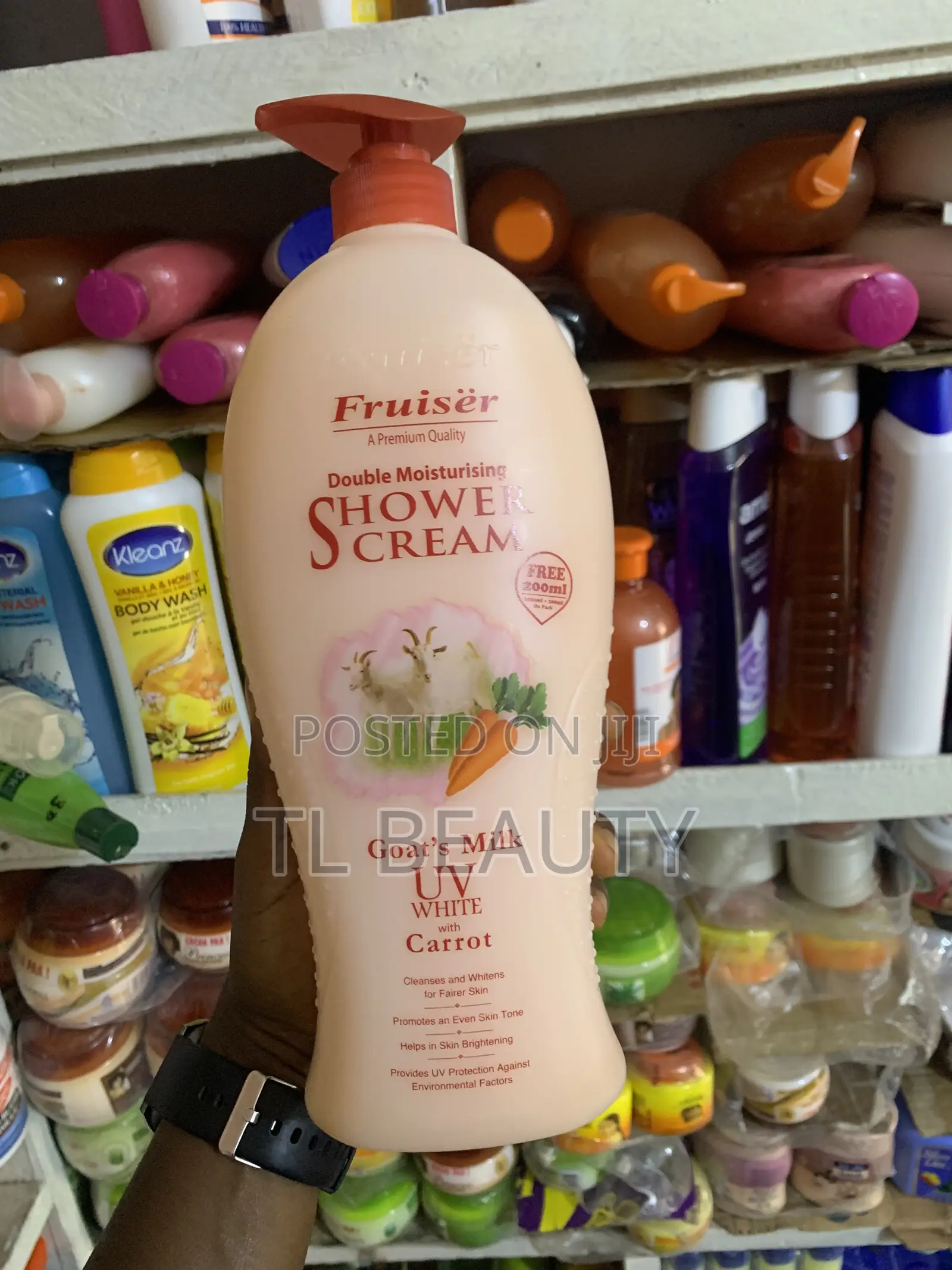 Fruiser Goat’s Milk Shower Cream