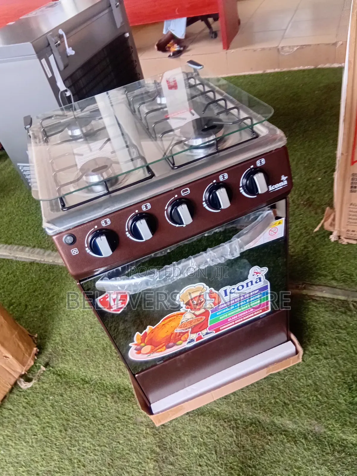 Icona 50×50 Auto Ignition Gas Cooker – Oven Grill