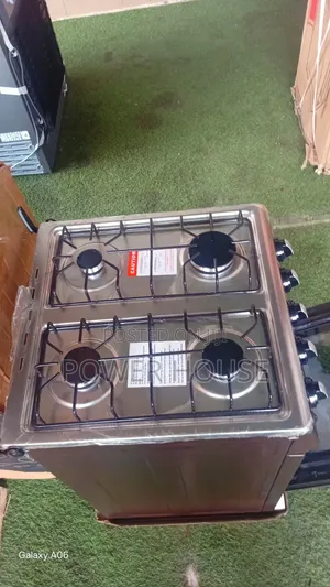 Icona 4 Burner Gas Cooker – Glass Top, Oven Grill Included
