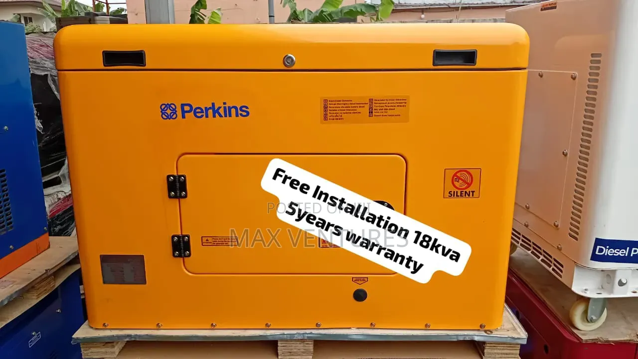 Heavy-Duty Perkins 18kVA Generator for Homes Businesses 18kva