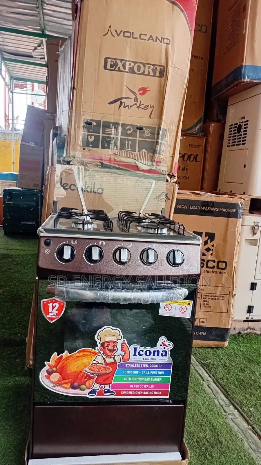 Icona Gas Stove – Durable Burner With Elegant Finish