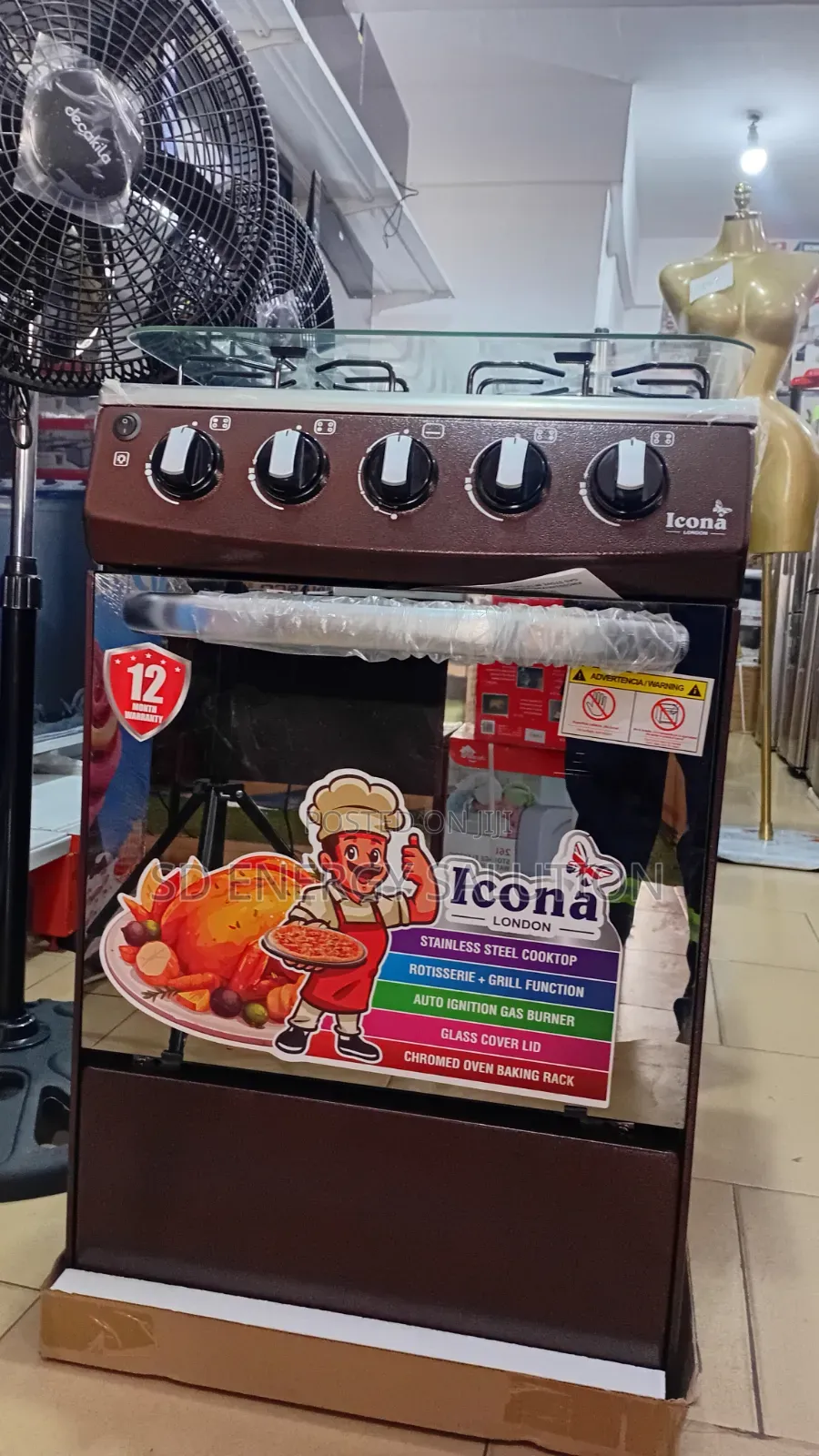 Original Icona Gas Stove – Fast Efficient Cooking