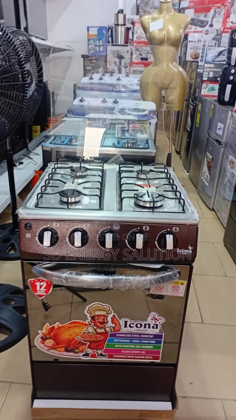 Icona Gas Stove – Energy Saving Long Lasting
