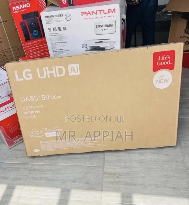 Efficient LG 50 UA 85 50” Uhd Smart TV With AI Magic Remote 