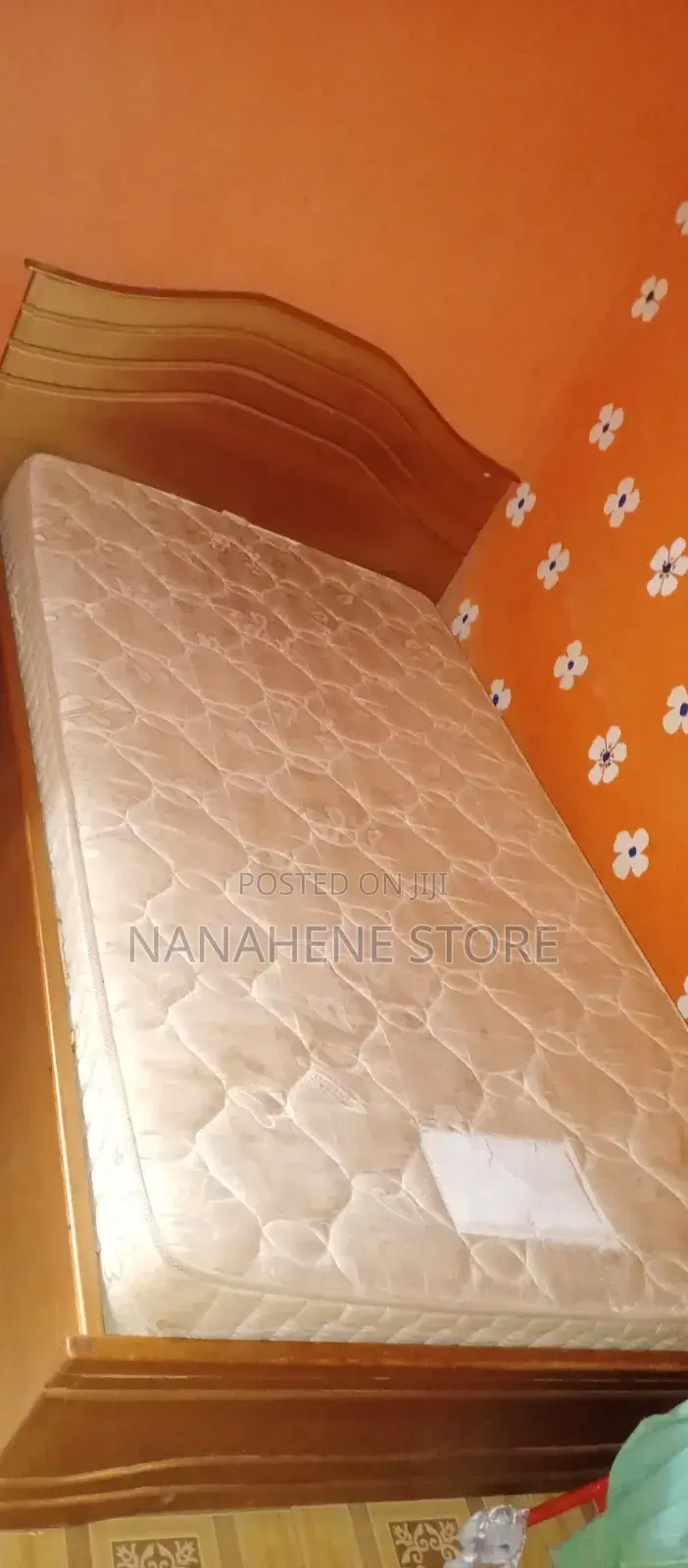 One and Half Bed and Mattress for Sale
