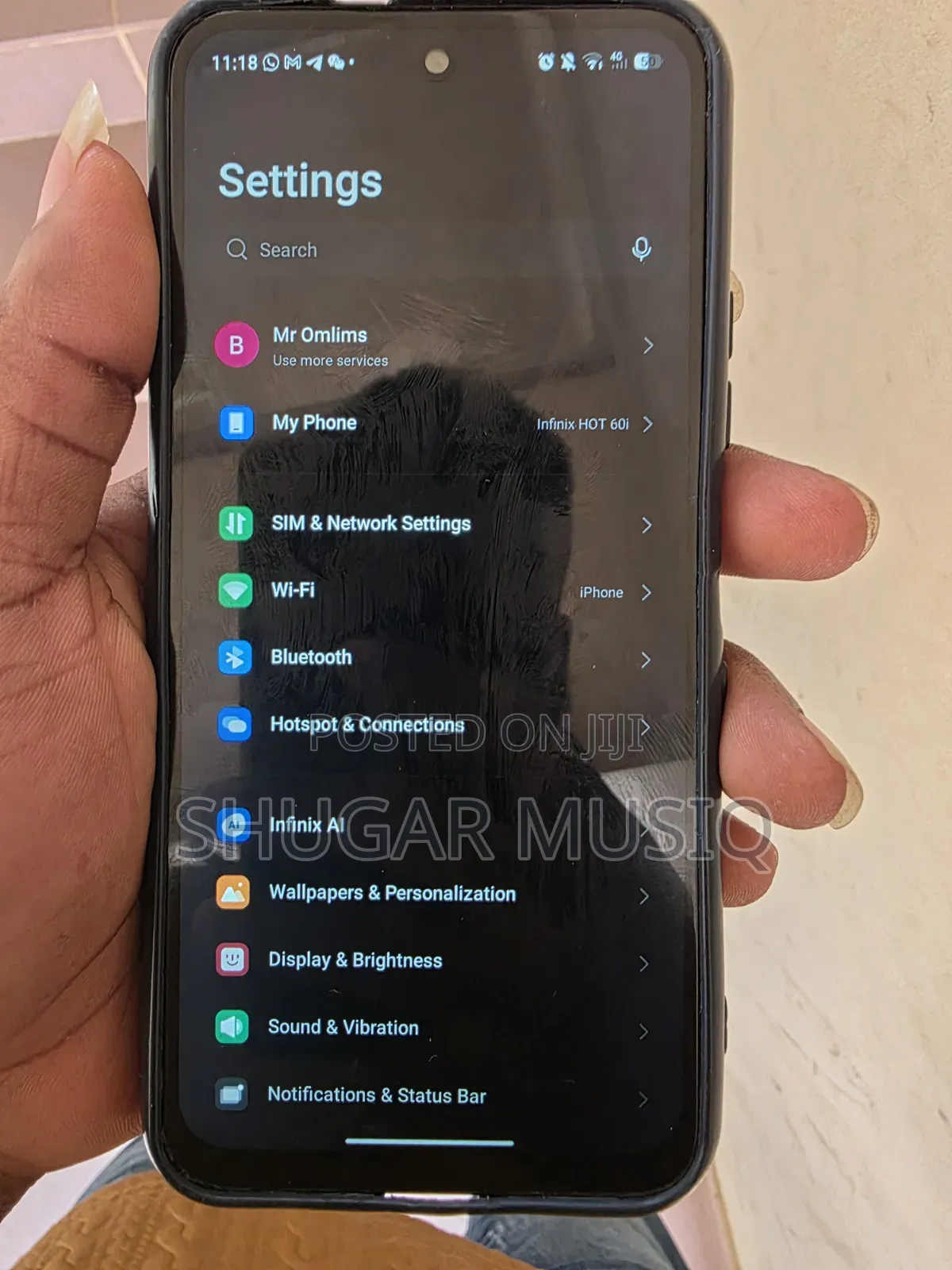 Infinix Hot 60i 128 GB Pink