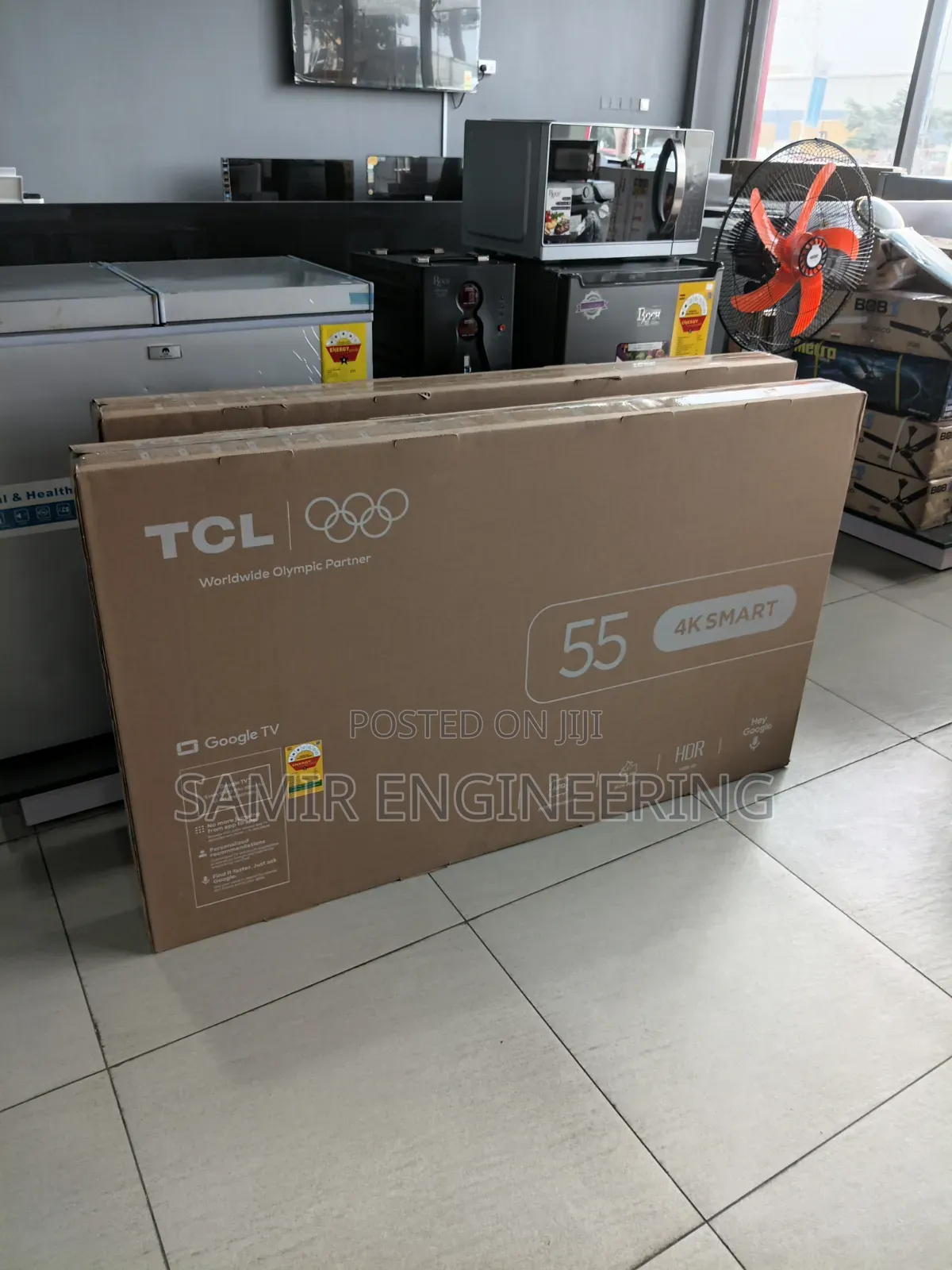TCL 55P6L: Big Screen, Smart Google Power."