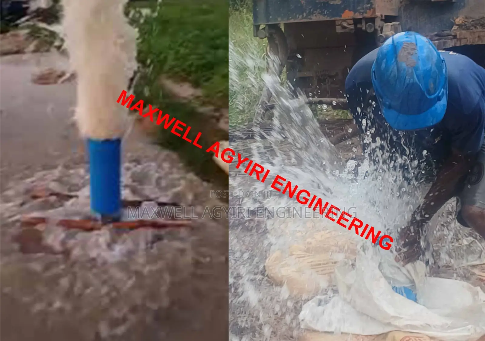 Borehole Drilling in Adenta, Dodowa, Oyarefa, Pantang