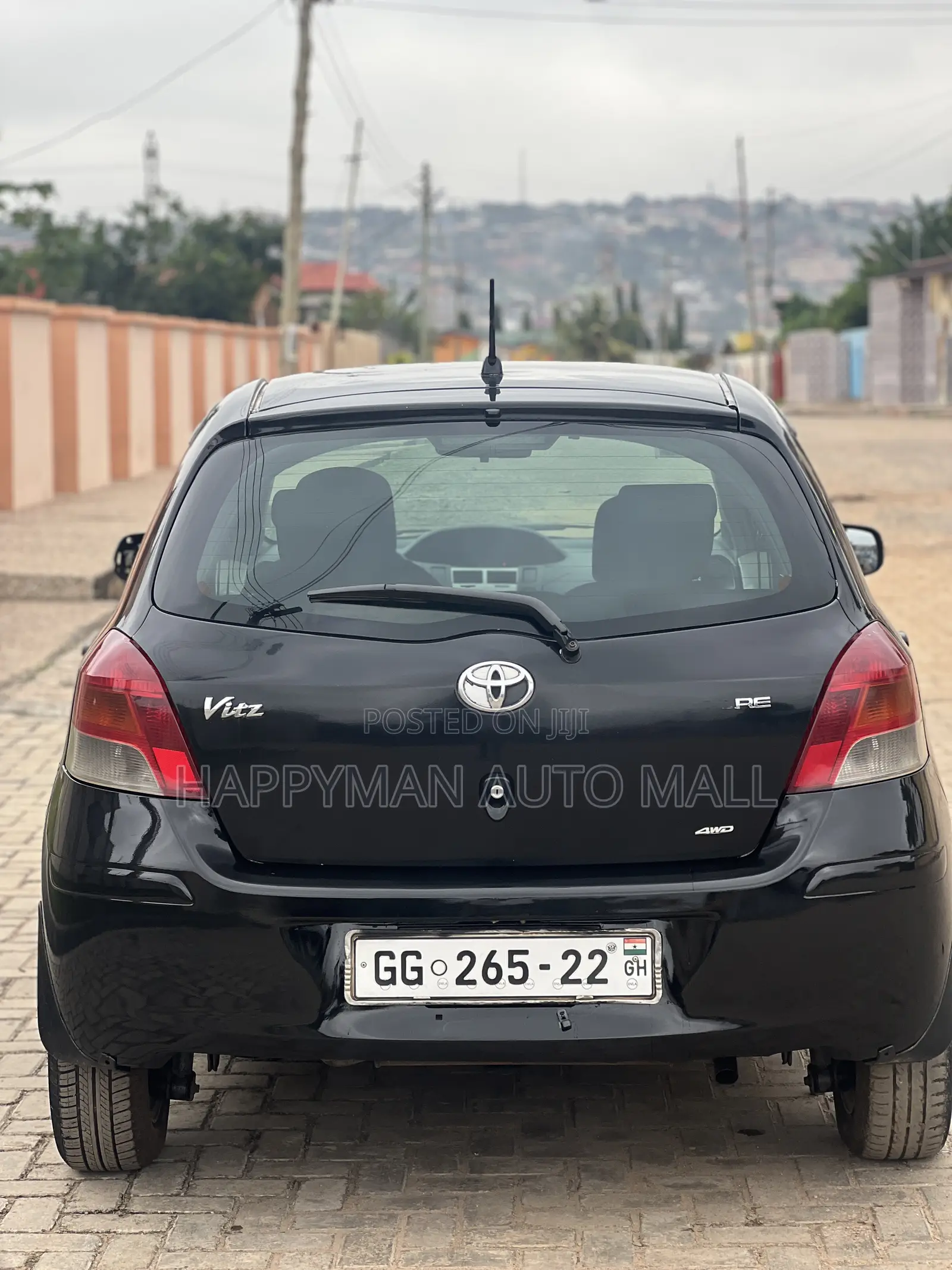 Toyota Vitz 1.5 FWD 5dr 2009 Black