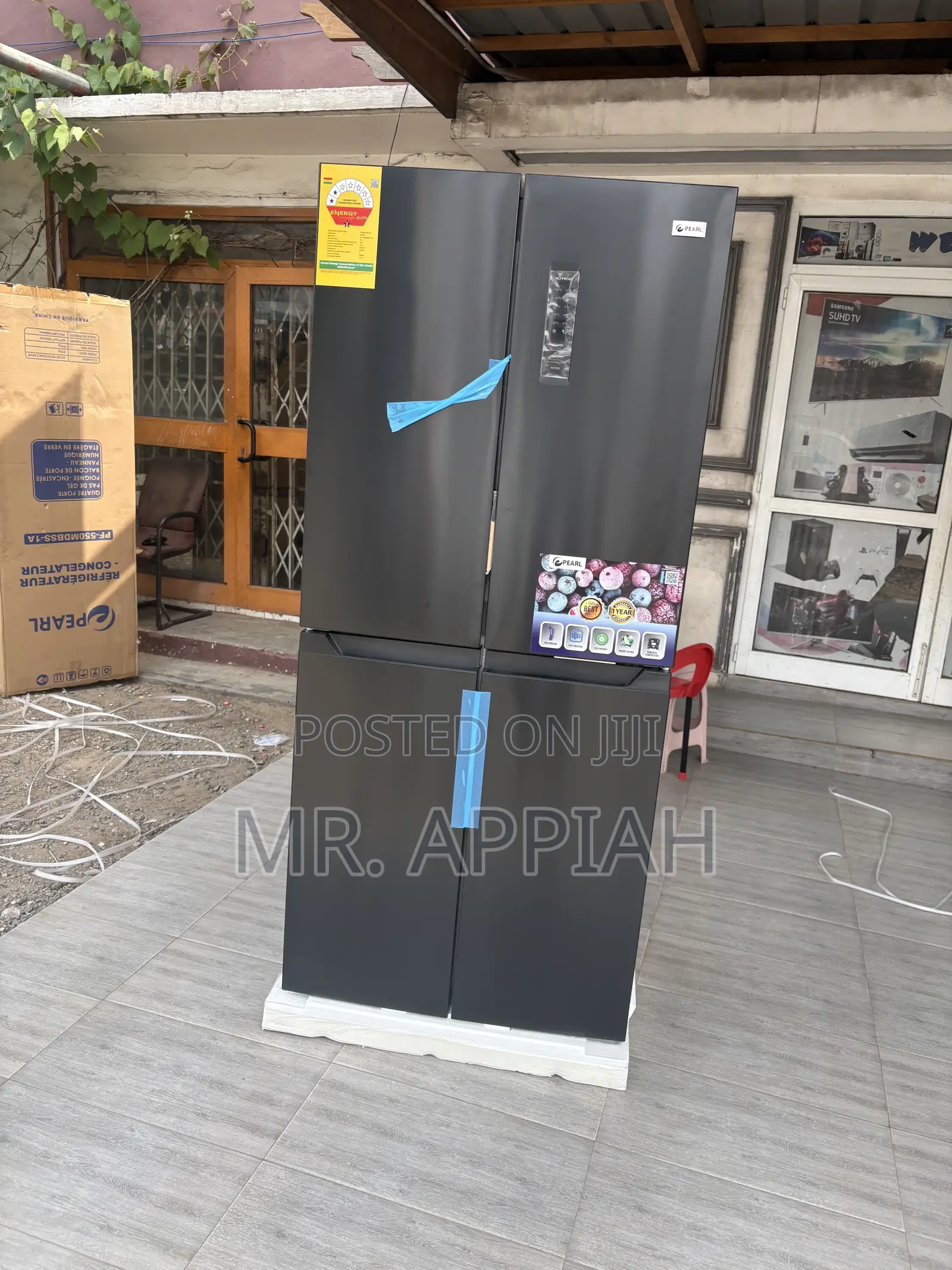 Unique Classic Pearl Pf-613mdix 4 Door Refrigerator(Gray)421Liters