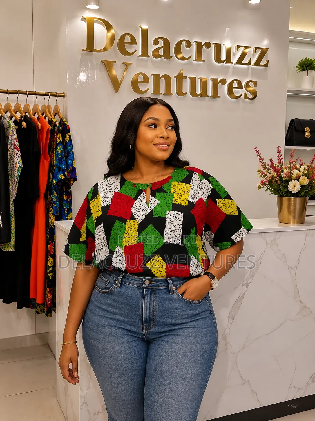 Ankara African Print Crop Top