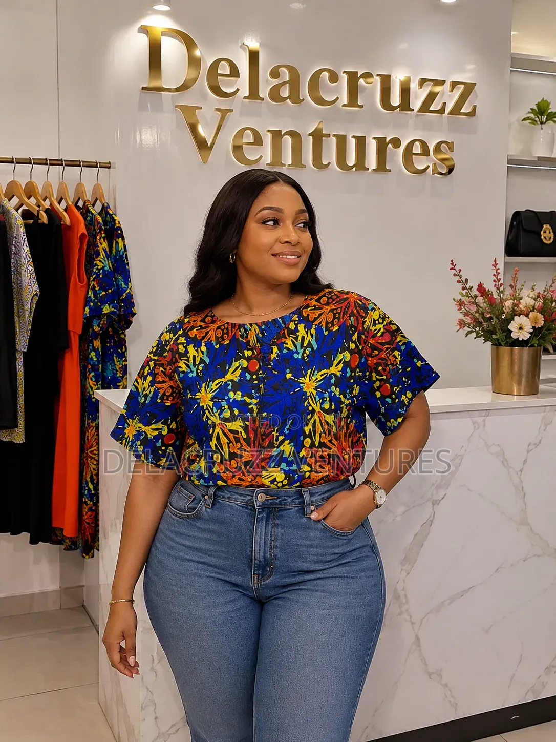 Ankara African Print Crop Top