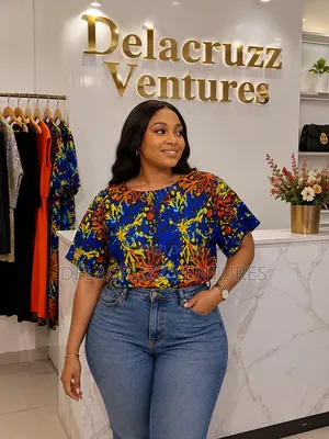Ankara African Print Crop Top