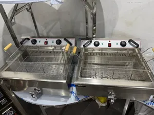 10L + 10L Table Top Commercial Double Deep Fryer for Restaurants Etc.