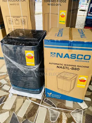 8kg Maximum Capacity Nasco Full Automatic Top Load Washing Machine