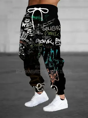 3D Digital Printing Street Hip Hop Men's Casual Sweatpants