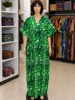 Ankara African Print Long Bubu Dress