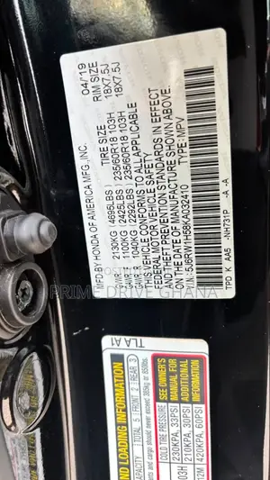 Honda CR-V EX AWD 2019 Black