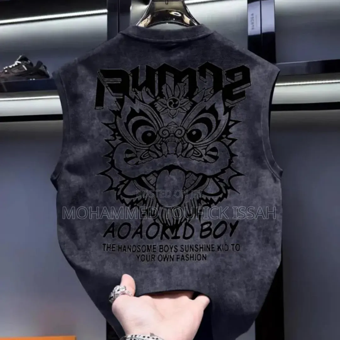 American Style Men's Sleeveless Vest T-Shirt