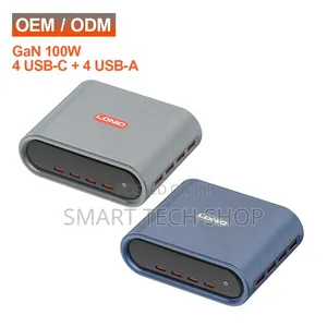 LDNIO Q17 100W GaN Charging Station for Laptops Mackbooks Tablets Etc