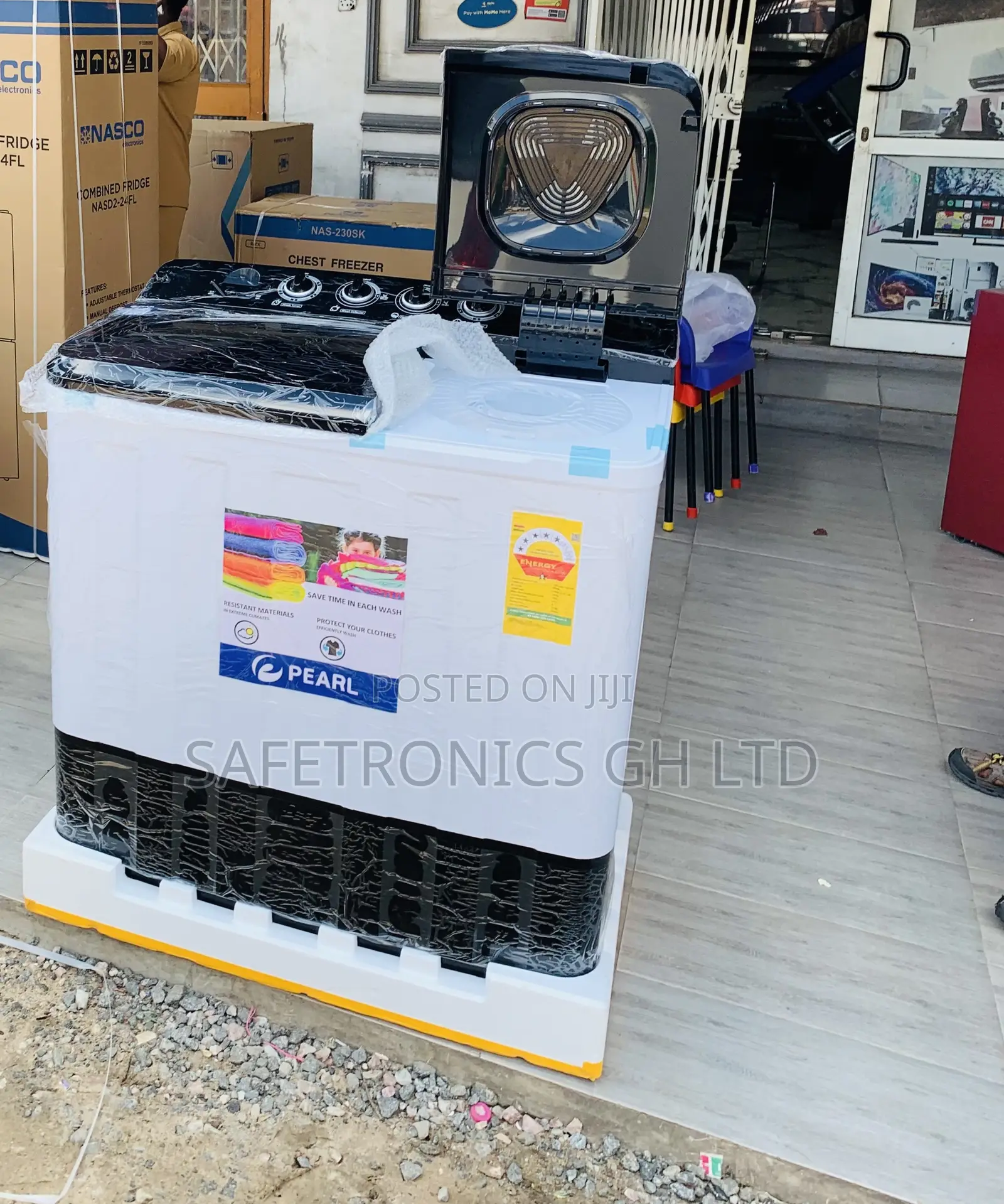 Perfect White Pearl 12kg Washing Machines Semi-Automatic Twin 