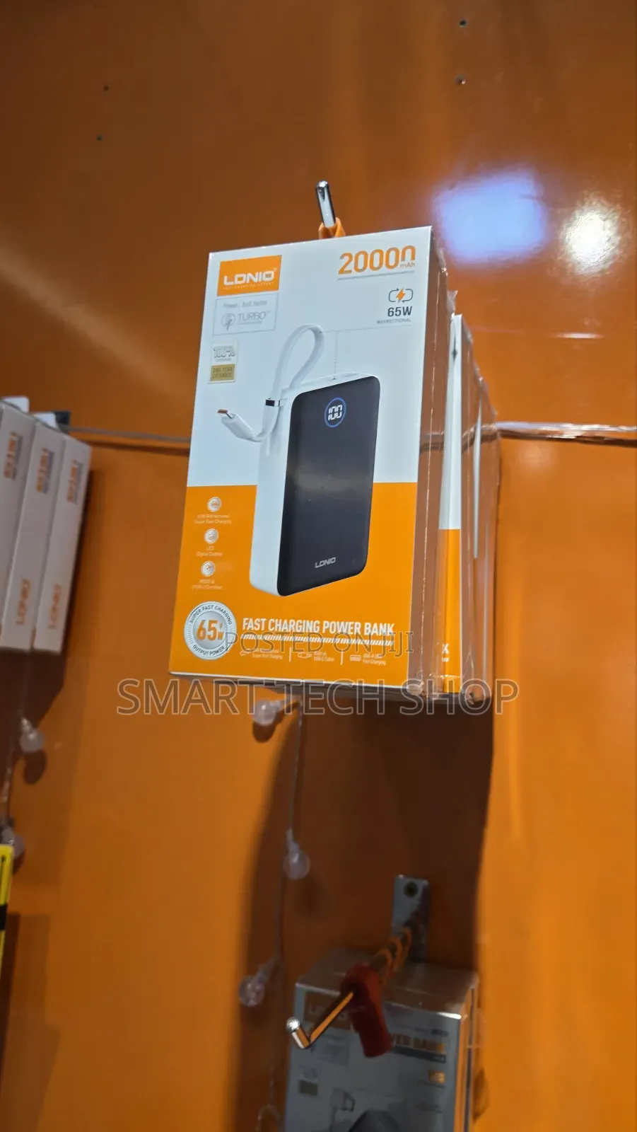 Original LDNIO PQ43 2000mah 65watts Power Bank for Laptops and MacBook