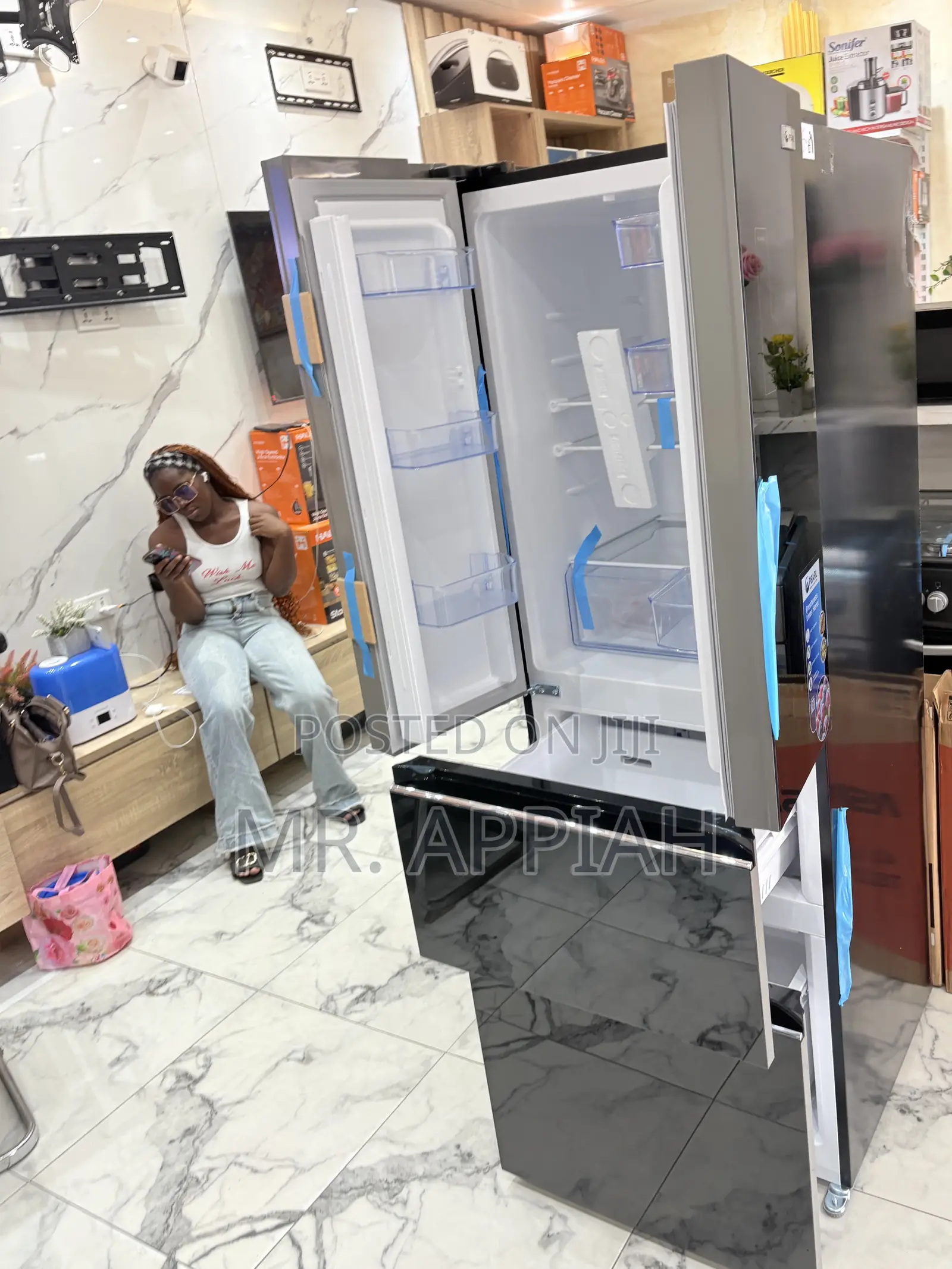 Order Authentic Pearl Pf-441mdg French Door Refrigerator(Mirror)