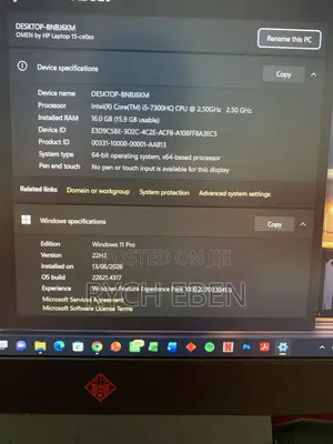 Laptop HP Omen 15 16GB Intel Core i5 HDD+SSD 512GB