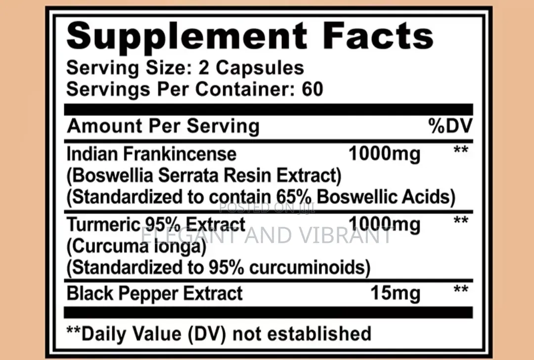 Boswellia Turmeric 2000mg
