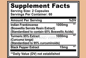 Boswellia Turmeric 2000mg
