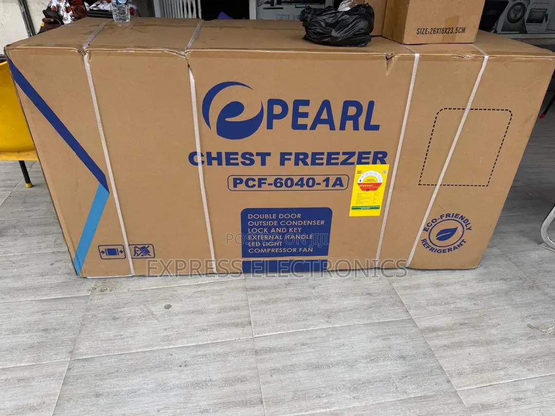 Available Now at Store 508L Chest Freezer Double Door Pearl