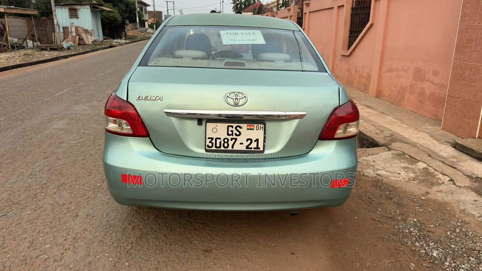 Toyota Belta 2010 Green