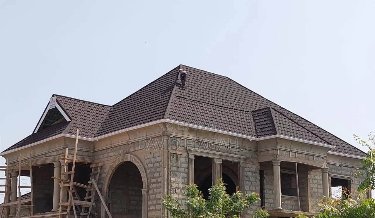 Eurotile. Shingles.Long Spans. Rain Gutters