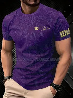 Round Neck T-Shirt European American 3D Printed Short-Sleeved