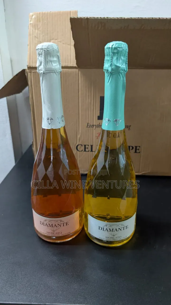 Diamante Rose and White Champagne 75cl