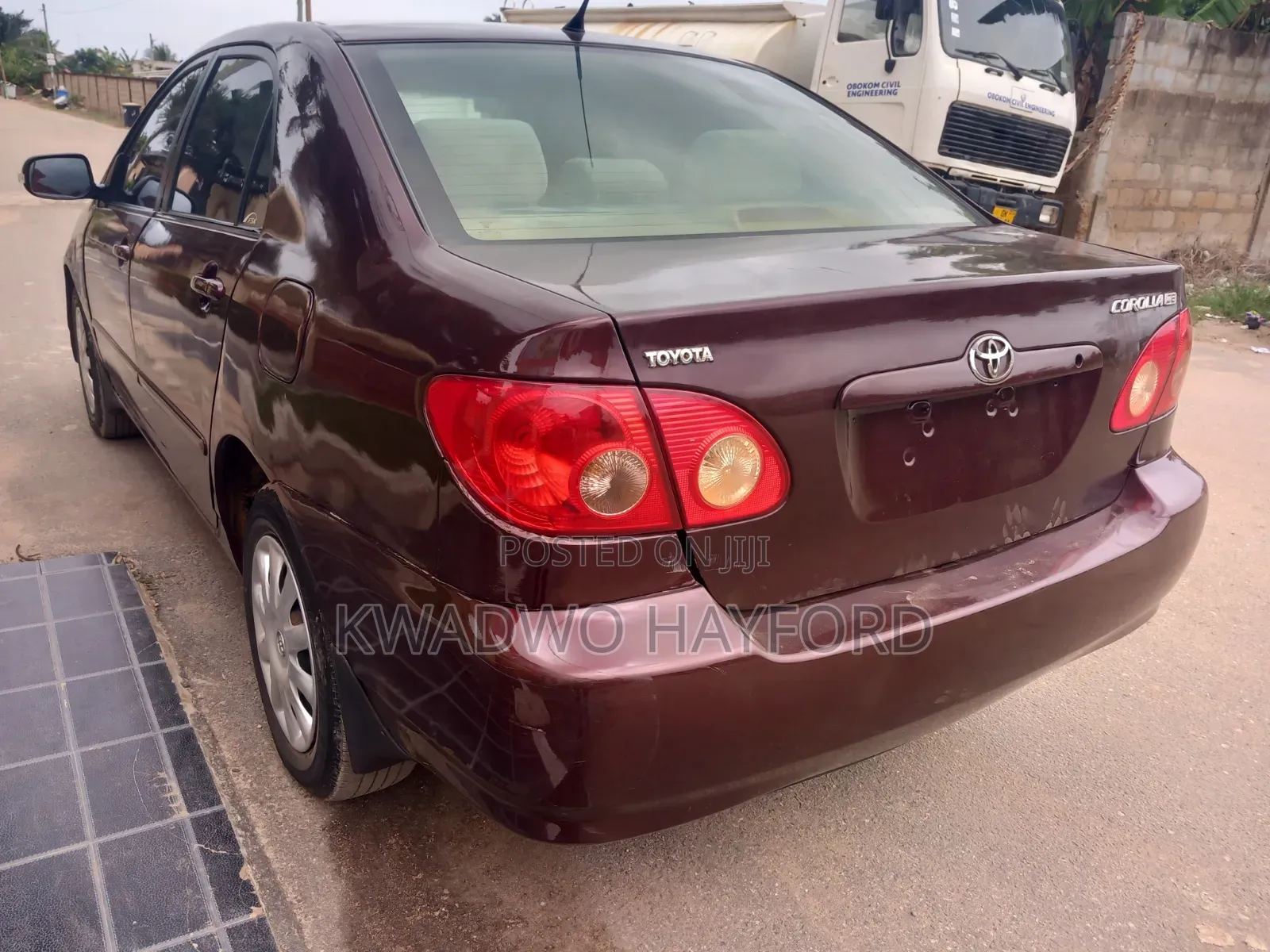 Toyota Corolla 2008 Red