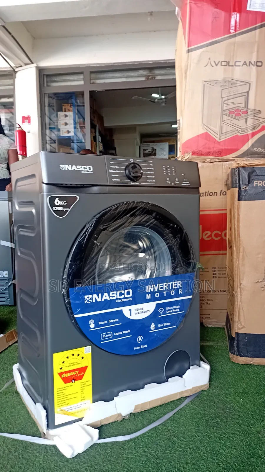 Nasco 6KG Front Load Washing Machine With Child Lock