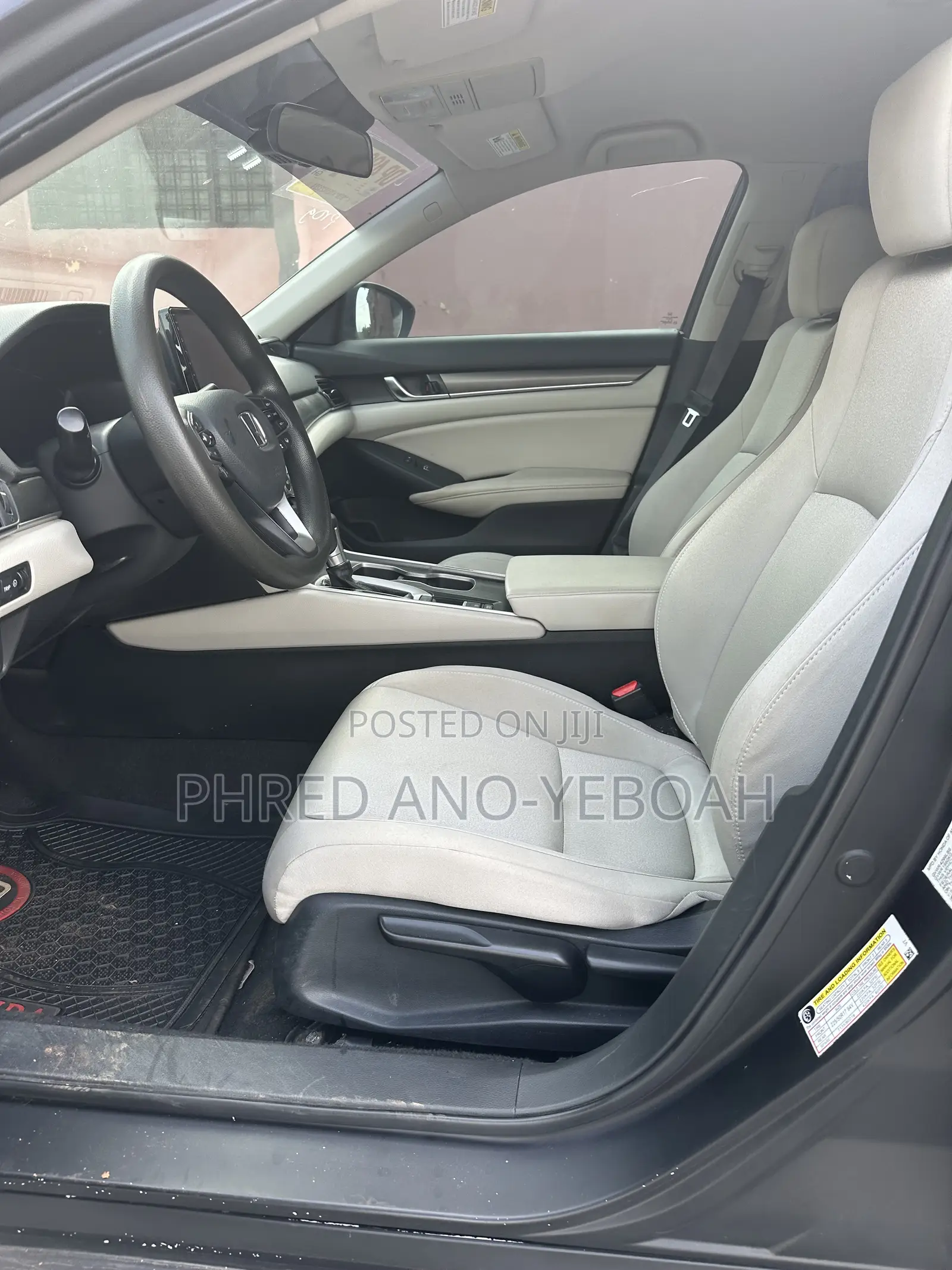 Honda Accord Sport (2.0L 4cyl Turbo 10A) 2019 Black