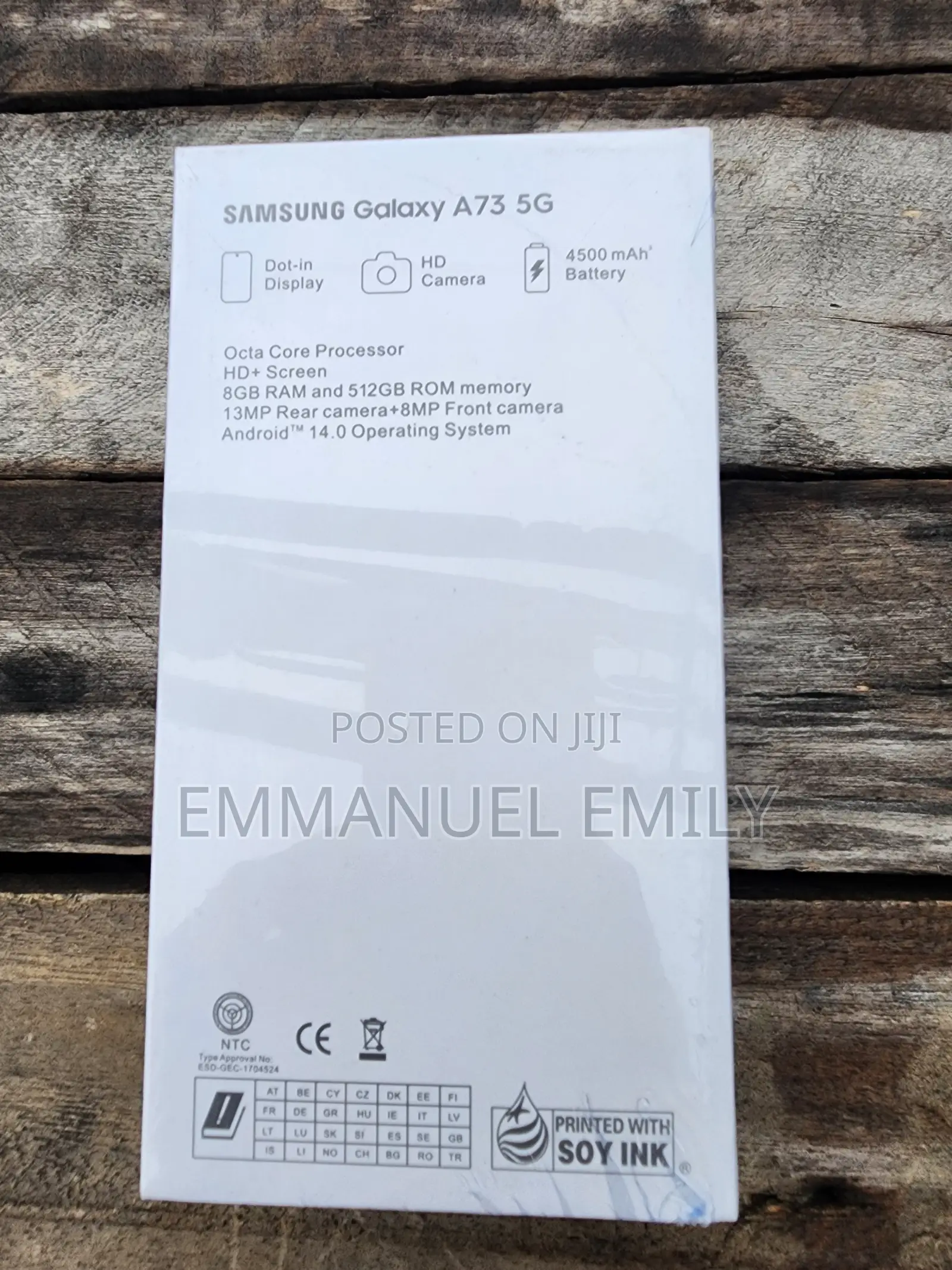New Samsung Galaxy A73 5G 256 GB Black