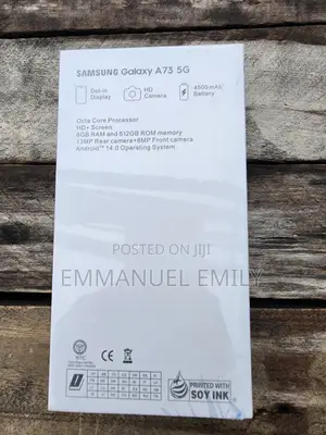 New Samsung Galaxy A73 5G 256 GB Black