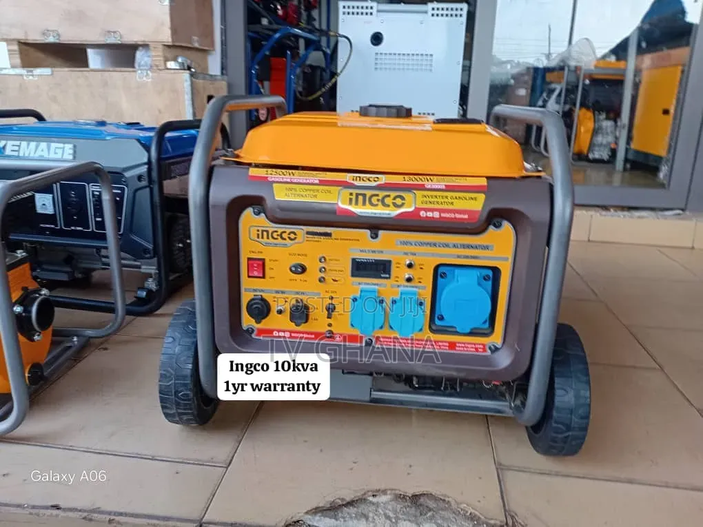 INGCO 13,000W Electric Start Generator – Silent Performance10kva