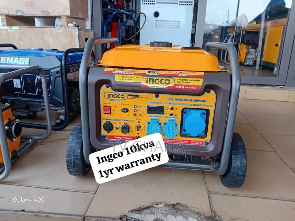 INGCO 13,000W Electric Start Generator – Silent Performance10kva