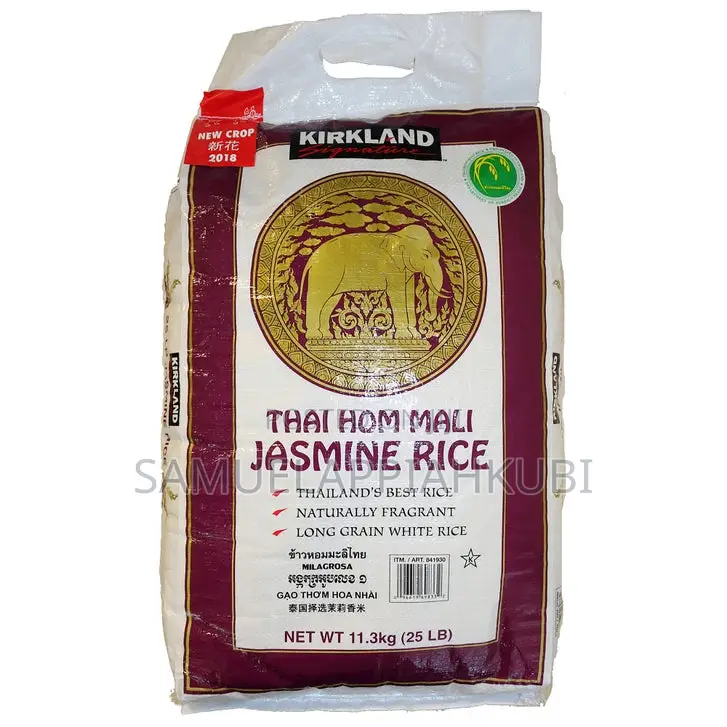 Kirkland Signature, Thai Hom Mali Jasmine Rice, 25 LBS